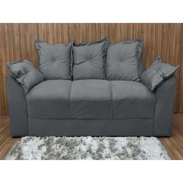 Imagem de Sofá 2 e 3 Lugares Confort Refúgio - Alpoim, Cinza, 3 Lugares