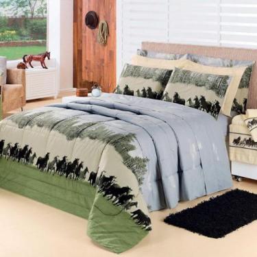 Imagem de Edredom Queen Desire Percal 200 Fios 5 Peças - Texas - Vilela Enxovais