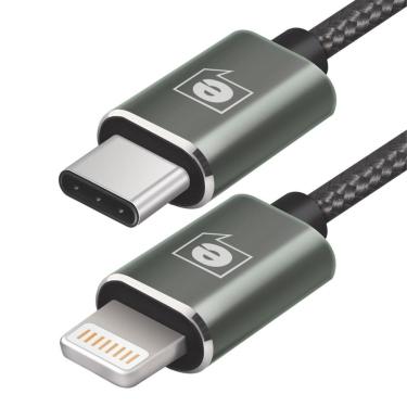 Imagem de Cabo USB Tipo-C Para Lightining 1.5M Easy Mobile Cinza