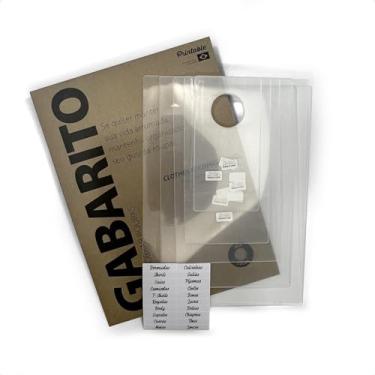Imagem de Printable - Kit de Gabaritos/Moldes para Dobrar Roupas de Acrílico (5 Moldes)