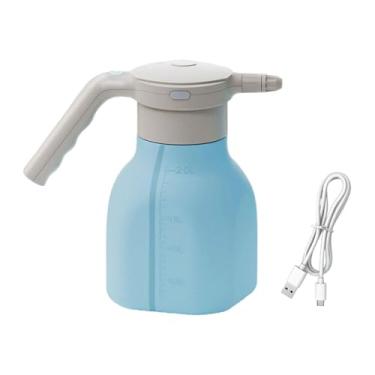 Imagem de Generic Rega de garrafas de spray elétrico pode 2L, com bico ajustável, garrafa de pulverizador de planta, dispositivo de rega planta para plantas, jardim, Azul