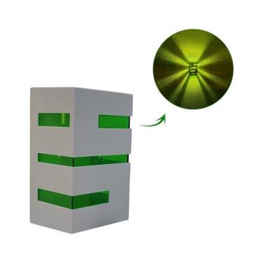 Imagem de Kit com 2 Arandela de Parede + Lente Colorida Com Lâmpada Led - Metais