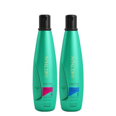 Imagem de Aneethun Cachos System Kit Shampoo Low Poo e Condicionador Co-Wash No 