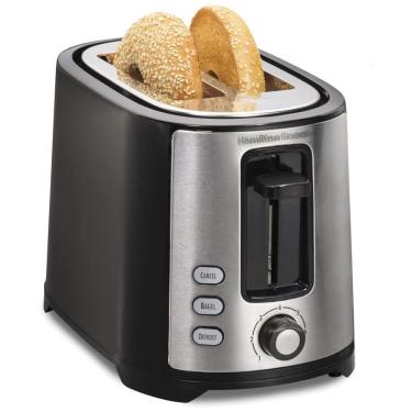 Imagem de Torradeira Elétrica 2 Fatias com 6 Níveis de Tostagem, 110v, HAMILTON BEACH 22633, Preto