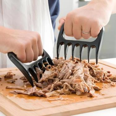 Imagem de Kit Garras Urso Desfiar Cortador De Carne Churrasco 2 Peças - western