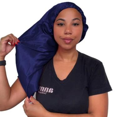 Imagem de Anny Beleza Touca de Cetim Longa Toca para Cabelos Longos Touca de Sed