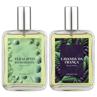 Imagem de Kit Perfume Masc. Eucalipto E Lavanda Da França 100Ml - Essência Do Br