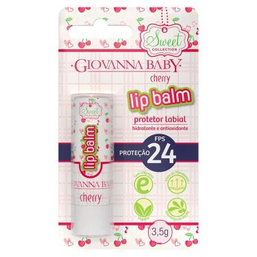 Imagem de Protetor Labial Lip Balm Giovanna Baby Cherry FPS 24 Sweet Collection 3,5g