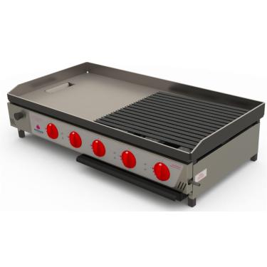 Imagem de Char Broiler A Gás De 1 Metro Com Chapa Conjugada Progás