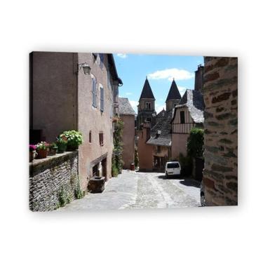 Imagem de Arte de parede em tela country linda impressão estilo country impressão moderna paisagem imagem pôster pintura de parede decoração de casa 65 x 50 cm