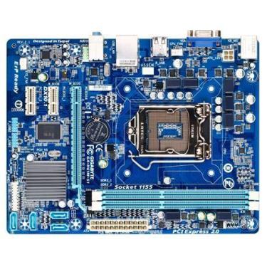 Imagem de PLACA MAE SOCKET 1155 GIGABYTE DDR3 INTEL CORE i3/i5/i7 C/ VGA AUDIO H