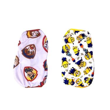 Imagem de Kit 2 Roupas Para Cães - Pijamas Estampados P