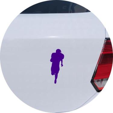 Imagem de Adesivo de Carro Jogador de Futebol Americano - Cor Roxo - Melhor Ades