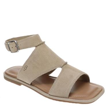 Imagem de UGG Sandália rasteira feminina Delray, Camurça semente de mostarda, 42