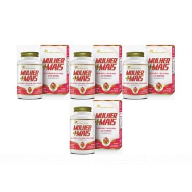 Imagem de Kit 4x Mulher Mais Vitaminas 60 cápsulas Flora Nativa do Brasil