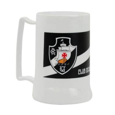 Imagem de Caneca Branca Gel Isolante Térmico 400ml - Vasco - C M Ferrari Produto