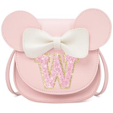 Imagem de OYLOLA Presentes de aniversário para meninas de 3, 4, 5, 6, 7 e 8 anos, bolsa infantil para meninas pequenas, presente para meninas, Rosa-rosa brilhante, W