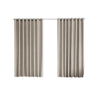 Imagem de Cortina Blackout Térmica 100% Blackout – 2,80m x 2,50m – Isolamento Térmico e Bloqueio Total de Luz – Com Ilhós – Ideal para Quarto, Sala e Escritório (Avela)