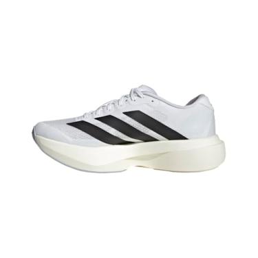 Imagem de adidas Tênis feminino Ironmt/Cblack Adizero Evo SL W preto ferro met./Core Black 35 EUA, Branco/Preto/Branco, 7 Wide