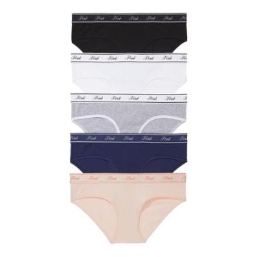 Imagem de Pacote de calcinhas Victoria's Secret PINK Hipster para mulheres, paco