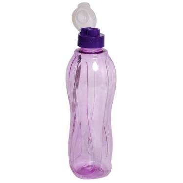 Imagem de Garrafa de Água Squeeze Plástico Academia Resistente 600ml - Tesla Sto
