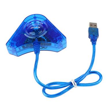 Imagem de Cabo adaptador conversor USB duplo Joystick para PlayStation PS1 PS2 PSX console de jogos
