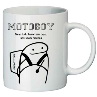 Imagem de Caneca criativa motoboy herói - sublime