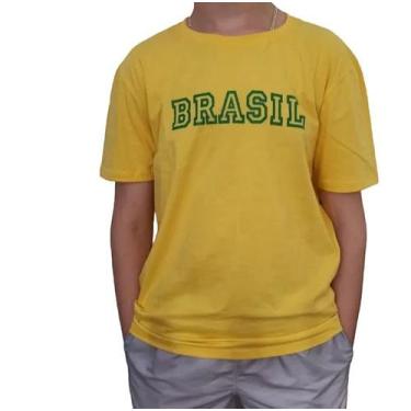 Imagem de Camiseta adulto unissex brasil copa do mundo 2022 - Bella Toft, Amarel