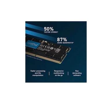Imagem de Memoria Crucial para Notebook DDR5 16GB 5600MHZ