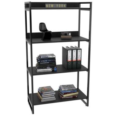 Imagem de Estante Multiuso 4 Prateleiras Escritório Estilo Industrial Form C01 1