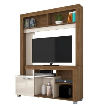 Imagem de Estante Para Tv 50 Pol 1 Porta 136 cm Flavia Naturale Off White MADETEC