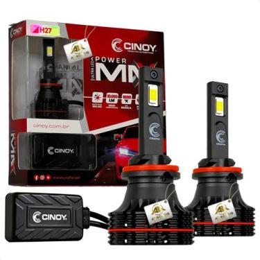 Imagem de Par Lâmpada Ultra Led Power Max Farol 10000 lumens 12v 24v H1 H3 H7 H8