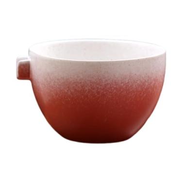 Imagem de YWJLQH Tigela de cerâmica para chá Matcha, chawan artesanal com bico, tigela de porcelana tradicional para misturar Matcha de 350 ml para amigos, Rosa