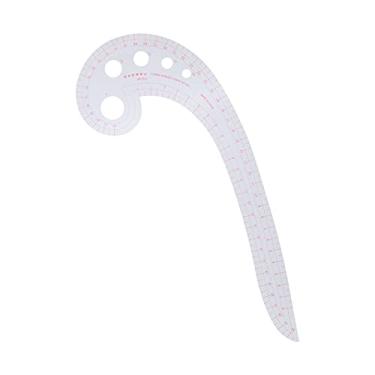 Imagem de YOUTHINK Régua de Curva de Ferramentas de Costura, Abds Plástico Manga Doméstica Capa de Gaiola Decote na Montanha Régua para Estudantes Designers Criadores de Padrões e Alfaiate