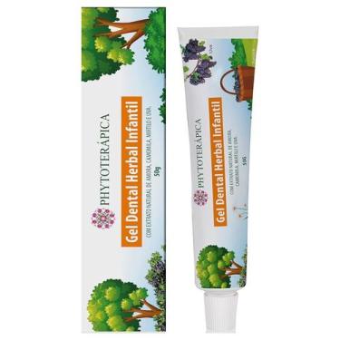 Imagem de Gel Dental Natural Infantil Frutas Vermelhas 50g Phytoterápica