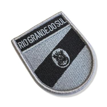 Imagem de BE0019E-002 Bandeira Rio Grande do Sul Patch Bordado 6,8x8,0 - BR44