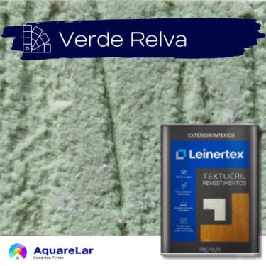 Imagem de RÚSTICO (GRAFIATO) TEXTUCRIL LEINERTEX 23Kg, VERDE RELVA