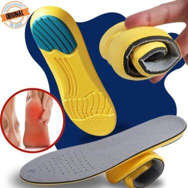 Imagem de Palmilha Anti Impacto para Dor no Pé, Lesões e Fascite Plantar - Ergo 