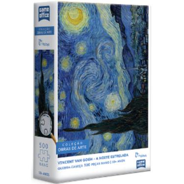 Imagem de Quebra-cabeça Vincent Van Gogh A Noite Estrelada 500 Peças Nano - Toyster