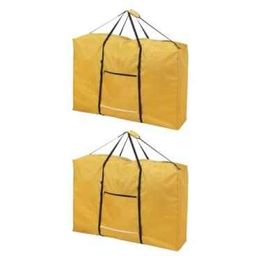Imagem de PATIKIL Bolsa dobrável de armazenamento de mesa, 2 peças 600D resistente à prova d'água bolsa de armazenamento para cadeira dobrável com alça para cadeira de rodas com gravidade zero, 109 cm C x 73 cm