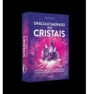 Imagem de Oráculo sagrado dos Cristais caixa com Livro 50 cartas autoconheciment