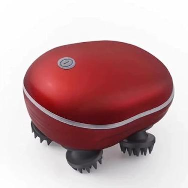 Imagem de Massageador Portátil para Cabeça, Ombro e Pescoço | 5 Modos | Alívio de Estresse (Vermelho)