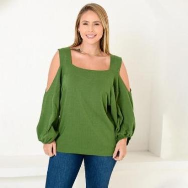 Imagem de Blusa Ombro Vazado BBonnie Serena Verde-Feminino