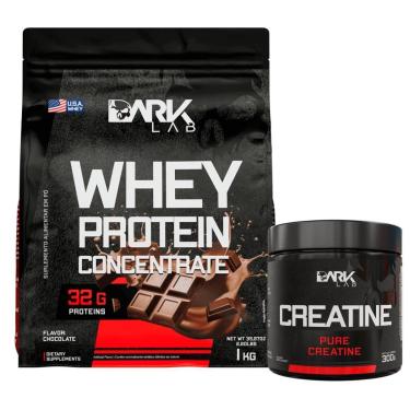 Imagem de Whey Concentrado 1kg \ Creatina 300g Dark Lab-Unissex