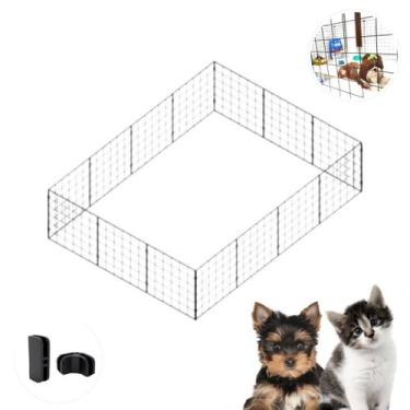 Imagem de Gaiola 14 Telas Tela Aramada 60x80cm e mimo Pet Coelho Cachorro Gato P