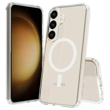 Imagem de [GL CASES] Capa S23 Capinha Samsung S23 Compatível Com Magsafe Anti-Amarelamento De Silicone Premium Com Bordas Elevadas Para Câmera E Tela Com Indução Magnética