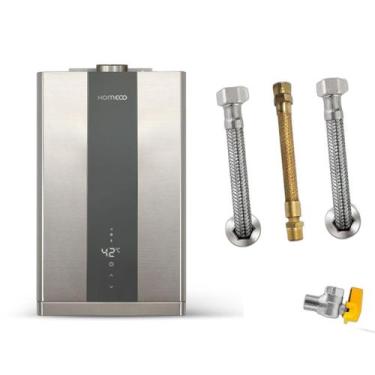 Imagem de Kit Aquecedor Komeco KO21DiG2 21L GLP + Acess. Ligação