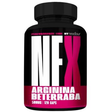 Imagem de Suplemento L-Arginina + Beterraba 120 Cápsulas New Four