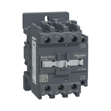 Imagem de Contator Tripolar LC1E65Q7 65A 380VCA 1NA + 1NF Schneider