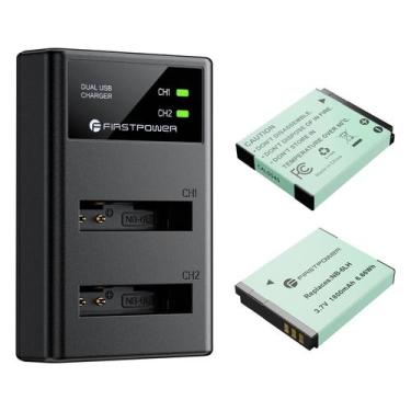 Imagem de Bateria e carregador FirstPower NB-6LH para Canon Powershot